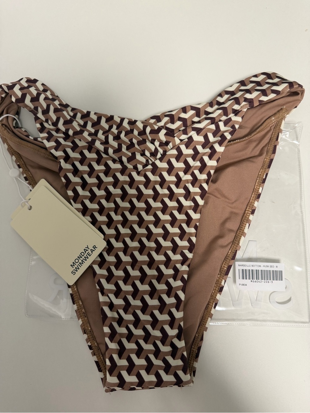 Monday Swimwear Husk Geo Geo-Print Bikini Bottom
